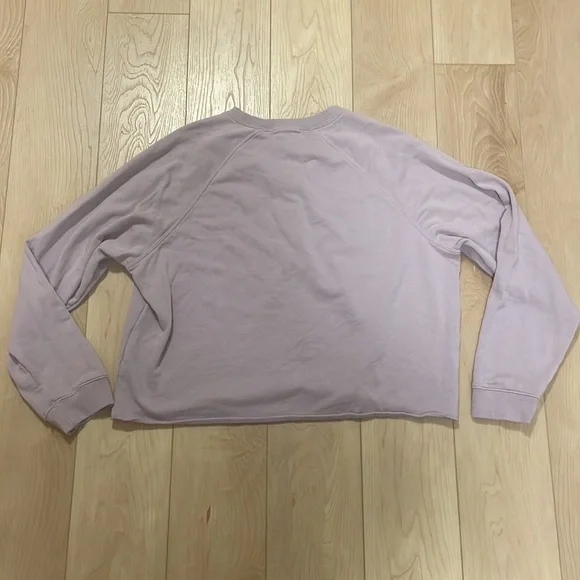 Yoga Jeans Active Cropped Henley Sweatshirt, sz M - Picture 5 of 10